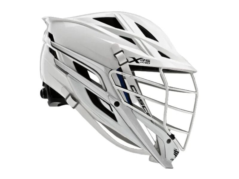 Baseball Helmets with Custom Colors and Design-Cascade XRS Pro Field Lacrosse Helmet White