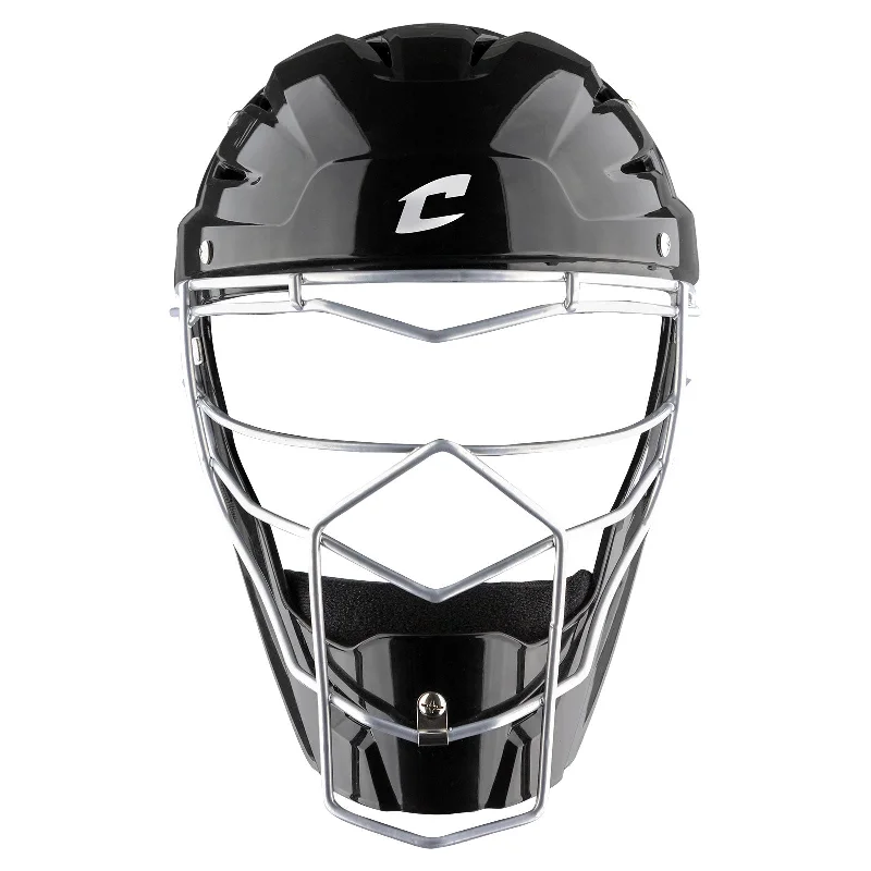 Baseball Helmets with Reinforced Chin Strap for Added Security-Champro Optimus MVP Hockey Style Catcher's Helmet: CM75