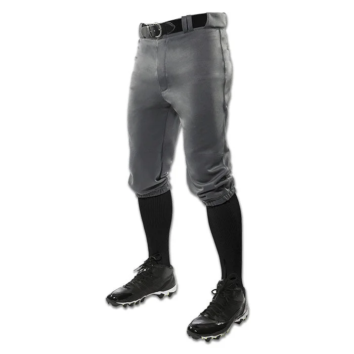 Baseball Pants with Pre-Cut Stretch Fabric for Comfort and Durability-Champro Sports Youth Triple Crown Knicker Baseball Pants: BP10Y