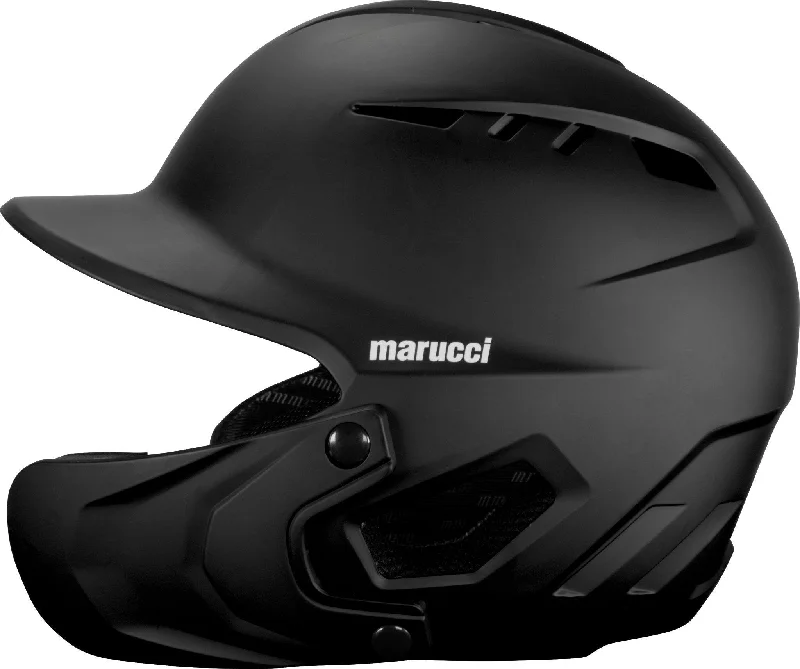 Baseball Helmets with Anti-Microbial Liner for Odor Control-Marucci DuraVent Baseball Batting Helmet with Jaw Guard MBHDVJG