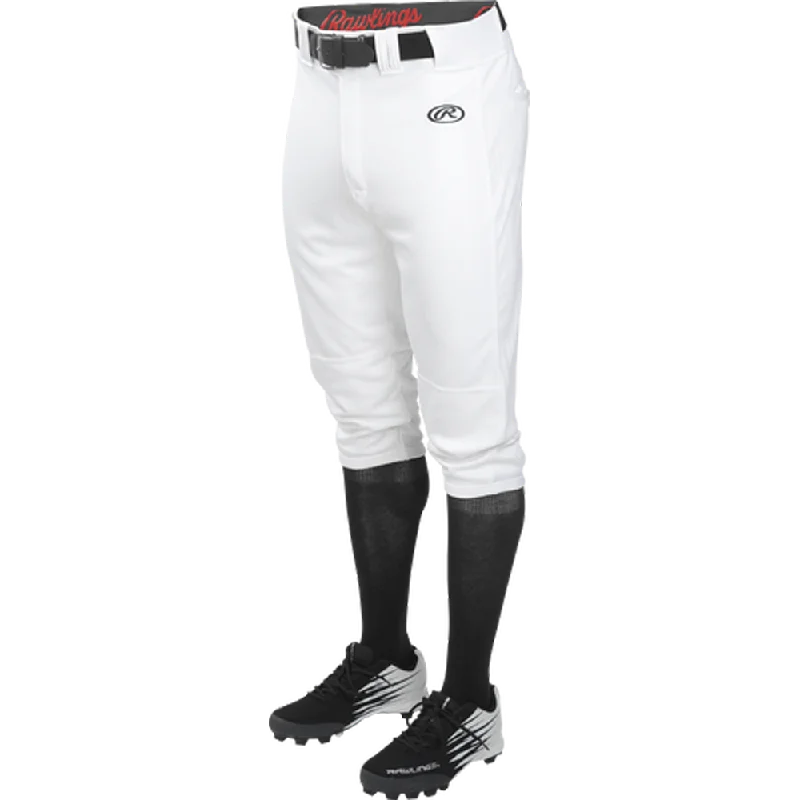 Baseball Pants with Removable Sliding Pads for Easy Maintenance-Rawlings Adult Launch Knicker Baseball Pants: LNCHKP