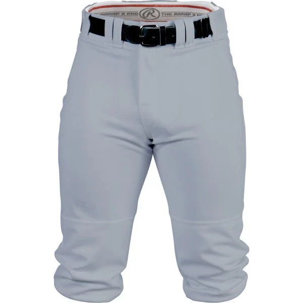 Baseball Pants with Double-Layered Knees for Extra Protection-Rawlings Adult Premium Knee High Baseball Pants: BP150K