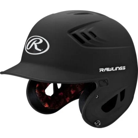 Baseball Helmets with Adjustable Chin Straps for Secure Fit-Rawlings 2023 R16 Series Junior Matte Batting Helmet