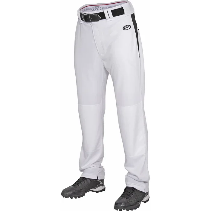 Baseball Pants with Protective Padding for Safe Sliding-Rawlings Youth BPVP Semi-Relaxed Baseball Pants: YBPVP