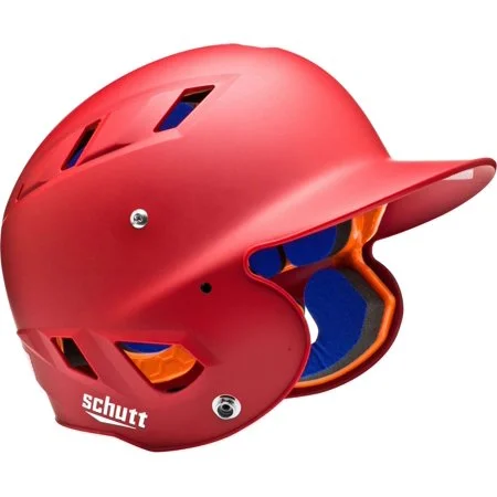 Baseball Helmets with Adjustable Face Guards for Added Flexibility-Schutt AiR 4.2 Matte Senior Batter's Helmet